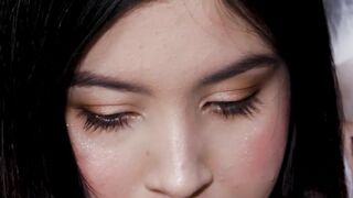 Lustful asian Amber Angel serves sloppy blowjob before bouncing on the hard cock of D