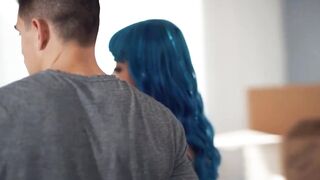 Busty babe sucks n fucks ex bfs relative