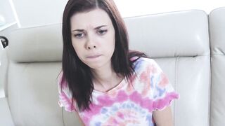 SisterLikesMe.com - Cute teen Audrey Grace spreads her legs for hardcore banging with