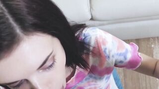 SisterLikesMe.com - Cute teen Audrey Grace spreads her legs for hardcore banging with