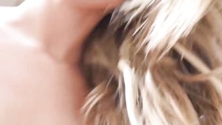 MomIsPervy.com - Babe stepmom Jane Doux rides hard after POV blowjob