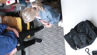 Robber Emma Hix spreading legs for police and cumshit