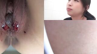NipponPissTV.com - Hottest Japanese vixen fingers herself while peeing in public