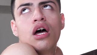 BreedingLatino.com - Raw blowjob leads to hardcore bareback anal with Latinos