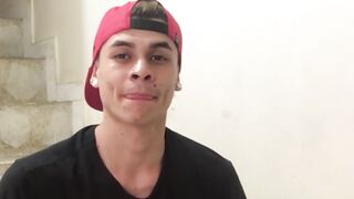 BreedingLatino.com - Fun with young Latino teen stroking off until he blasts