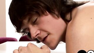 Skinny emo twink raw fucks his lover with his massive cock