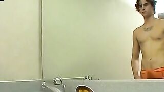 TwinkUndie.com - Hung butt buddy's undies cock play and solo jerk off