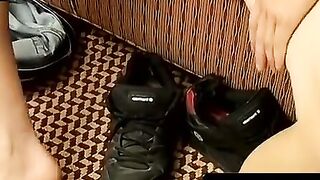 ToesXXX.com - Jock's foot display and cock stroke for a sensual orgasm