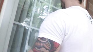 Punk looking hunk Manuel Deboxer penetrates Gabriel Clark savagely
