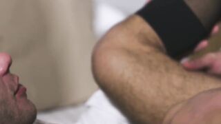 Dominant Beau Butler eats and barebacks the ass of Allen King