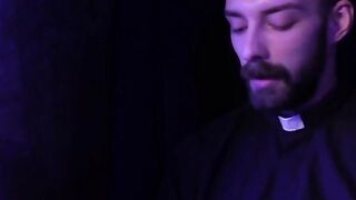 FatherXXX.com - Impurity revealed with confession room rimming passion