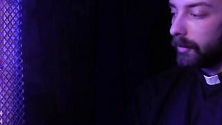 FatherXXX.com - Impurity revealed with confession room rimming passion