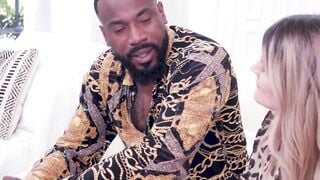 Riley Rose Fills Her Holes With Her New Neighborâs Jovan Jordan Cock