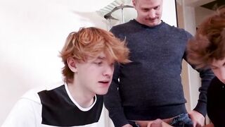 Jordi Massive fucks Skylar Finchh and Oliver Carter while studying