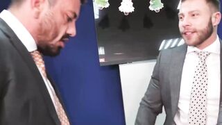 PlayingMen.com - Drew Dixon's massive cock taken by hot Sir Peter in a foursome