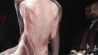 Apprentice Land slammed in barebacking sex with 3 Masters