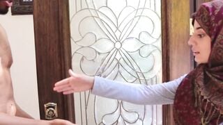 Arab teen Nadia Ali destroyed with big ebony cock