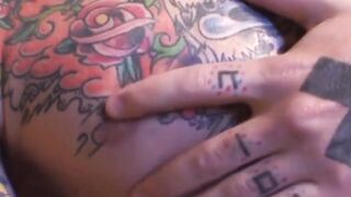 RealAltGuys.com - Handsome Alix flaunts his tattoos during an intense masturbation se