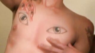 RealAltGuys.com - Inked young men share a dildo before indulging in a wild fourway fu