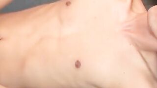 OTBXXX.com - Attractive twink takes a monster dick deep in his tight eager asshole
