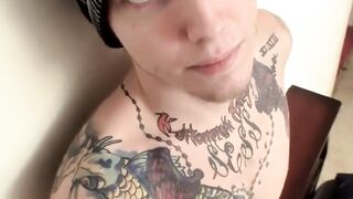 Str8Thugs.com - Jock's tattooed straight hard cock stroking session for your viewing