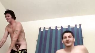 Str8Thugs.com - Straight inked dudes' cum-hard jerk off contest with a messy finale