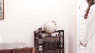 GirlMormons.com - Coy Mormon teen's self-pleasure and touch session on table