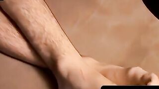 ToesXXX.com - Stud's foot and cock show leading to anal play