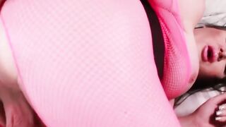 TransSteamy.com - Gorgeous shemale Wendy Williams strokes her massive cock in a solo