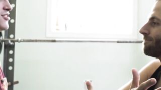 FamilyPornSite.com - Skinny stepson's oral skills before stepdad's raw sex