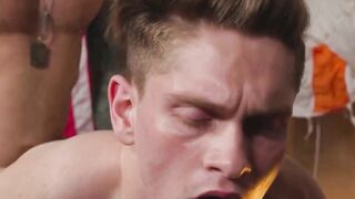 MilitaryHunk.com - Derek Kage slides massive dong into tight hole