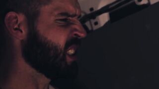 Bound jock Cazden Hunter takes rimming and spanking from two powerful tops
