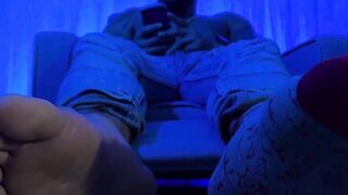 MaleFeetXXX.com - Hottie Maximus flaunts his sexy socks and suckable feet with pride