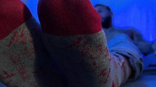 MaleFeetXXX.com - Hottie Maximus flaunts his sexy socks and suckable feet with pride