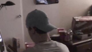 High slim twink loves sucking his groups hung cocks