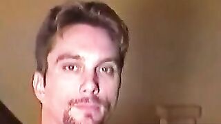 MenWorkinXXX.com - Hot hunk grips his massive long sword for intense solo play