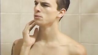 Adorable tattooed Jason Raze bareback banging blonde twink