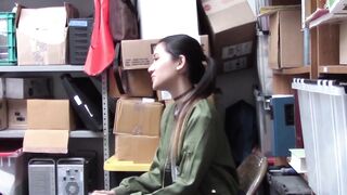Asian Jade Noir spreads legs for diciplinary penetration