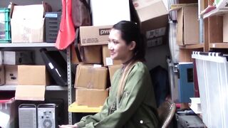 Asian Jade Noir spreads legs for diciplinary penetration