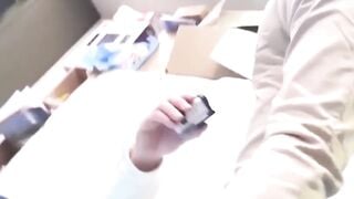 NipponPissTV.com - Japanese amateur filmed pissing and cleaning up afterwards