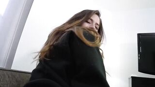 Stepsister gets her drenched pussy slammed by angry stepbro
