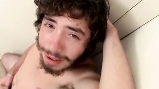 Straight thug stroking his hard piece of meat on cam