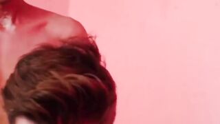 TwinkStrokes.com - Twink Justin Cross Sucks fat dick and strokes hard with paint cove