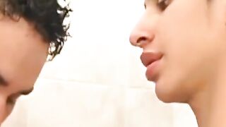 OTBXXX.com - God-like latino cock shoots cum after raw lovemaking with his twink love