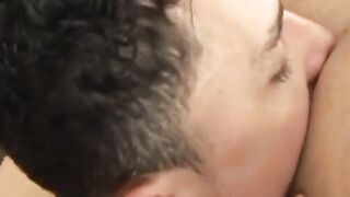 OTBXXX.com - Youthful latino stuffs his mouth with cock before intense bareback fucki