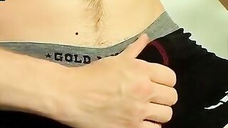 TwinkUndie.com - Sweet twinkie's undies-on masturbation and powerful cumshot
