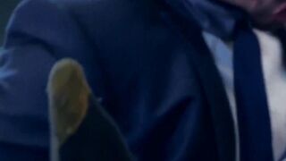 PlayingMen.com - Two gay guys in suits fall in love and fuck each other with deep pas