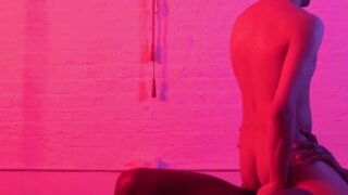 DarkGodz.com - Huge ebony dick's doggy style bare pounding of a young man
