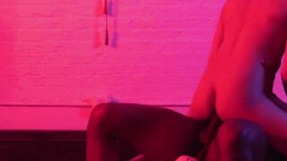DarkGodz.com - Huge ebony dick's doggy style bare pounding of a young man