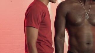 DarkGodz.com - Ebony jock's threesome raw fucking session with barely legal guys